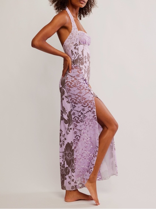 Free People Love You Most Printed Maxi Slip - Picture 2 of 5